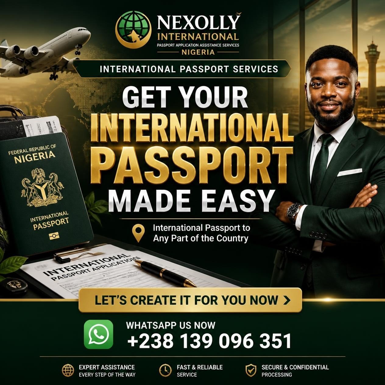 Get Your International passport Here with us