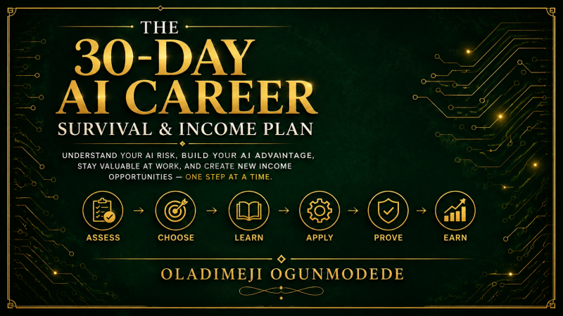 The 30-Day AI Career Survival & Income Plan